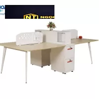 Tổng hợp các loại bàn cụm làm việc xu hướng của năm được sản xuất tại Nội Thất Ngọc Thịnh